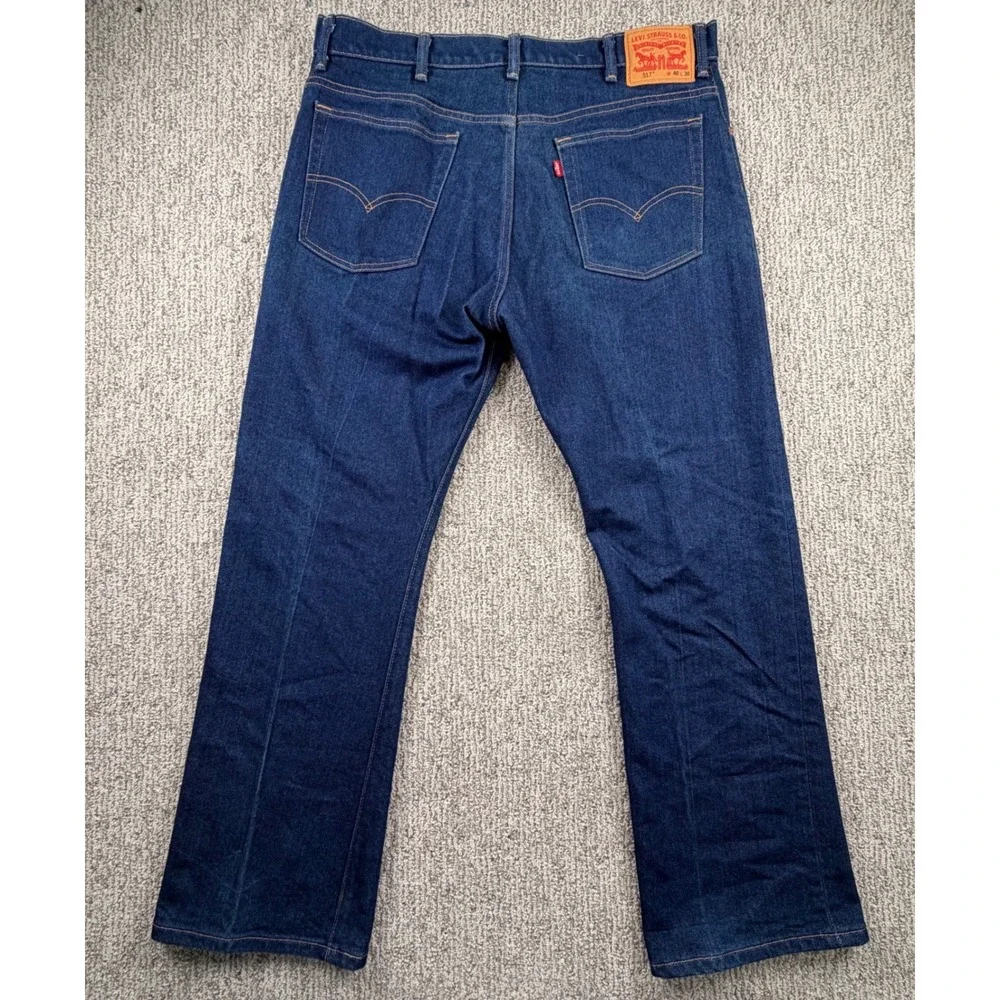 Levi's 517 Bootcut Jeans Mens 40x30 (38x31) Blue Indigo Denim Classic Fit Pants